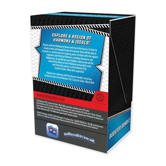 Pokémon TCG: SV Black Bolt Booster Bundle (NEW, FACTORY SEALED) On Hand! - Picture 2 of 2